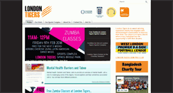 Desktop Screenshot of londontigers.org